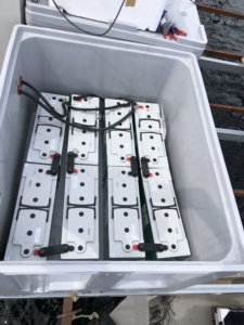 Batteries de panneaux solaires